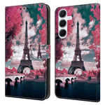 Til Samsung Galaxy A56 5G Pung Etui Mønsterprint Stativ Læder Flip Telefon Cover