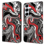 Til Samsung Galaxy A56 5G Pung Etui Mønsterprint Stativ Læder Flip Telefon Cover