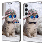 Til Samsung Galaxy A56 5G Pung Etui Mønsterprint Stativ Læder Flip Telefon Cover
