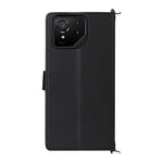 Til Asus ROG Phone 9 5G / Phone 9 Pro 5G Pung Etui med Skulder / Håndledsrem Læder Telefoncover Stativ