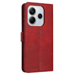 For Xiaomi Redmi Note 14 4G (164.84mm) Case Flip Stand PU Leather Wallet Phone Cover Calf Texture