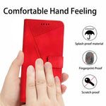 For Xiaomi Redmi Note 14 4G (164.84mm) Case Handbag Imprinted Triangle Leather Phone Cover