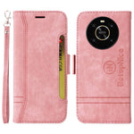 BETOPNICE 001 For Honor X9 4G / X9 5G / X30 5G / Magic4 Lite 5G / Magic4 Lite 4G Imprinted Stitching Line PU Leather Stand Wallet Case Shockproof Cover with Strap