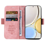BETOPNICE 001 For Honor X9 4G / X9 5G / X30 5G / Magic4 Lite 5G / Magic4 Lite 4G Imprinted Stitching Line PU Leather Stand Wallet Case Shockproof Cover with Strap