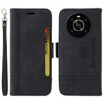 BETOPNICE 001 For Honor X9 4G / X9 5G / X30 5G / Magic4 Lite 5G / Magic4 Lite 4G Imprinted Stitching Line PU Leather Stand Wallet Case Shockproof Cover with Strap