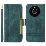 BETOPNICE 001 For Honor X9 4G / X9 5G / X30 5G / Magic4 Lite 5G / Magic4 Lite 4G Imprinted Stitching Line PU Leather Stand Wallet Case Shockproof Cover with Strap