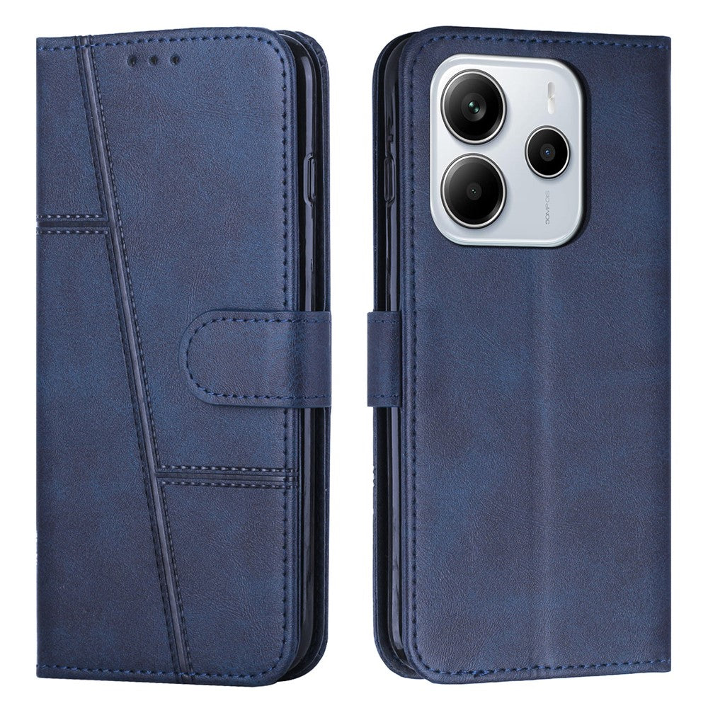 For Xiaomi Redmi Note 14 4G (164.84mm) Case Leather Stand Protective Phone Cover