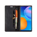 AUTSPACE For Huawei Y7a / Huawei P smart 2021 Wallet Case  A01 Leather Stand Cover with RFID Blocking Card Holder