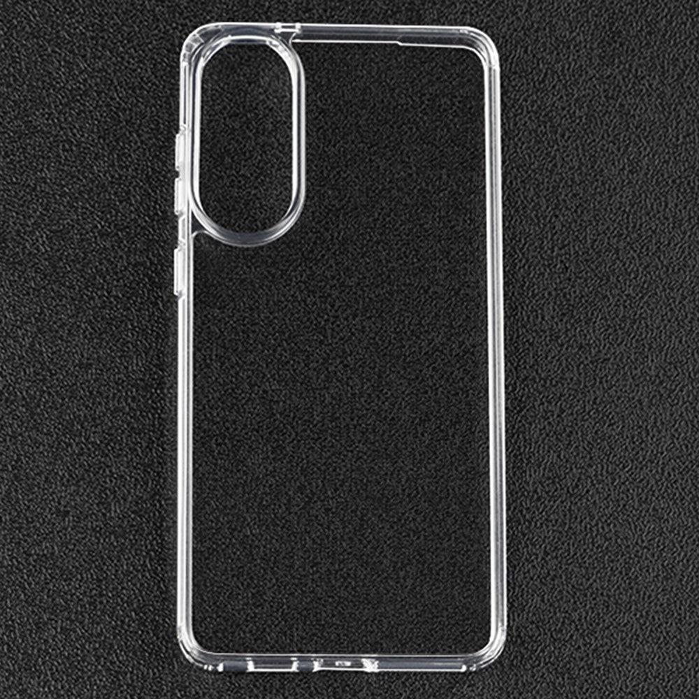 For Samsung Galaxy S25 Edge Case 1.5mm Anti Fingerprint PC + TPU Clear Shockproof Phone Back Cover