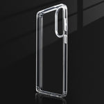 Samsung Galaxy S25 Edge-skal 1,5 mm anti-fingeravtryck PC + TPU genomskinligt stötsäkert mobilskal