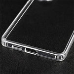 Samsung Galaxy S25 Edge-skal 1,5 mm anti-fingeravtryck PC + TPU genomskinligt stötsäkert mobilskal