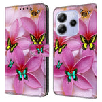 For Xiaomi Redmi Note 14 4G (164.84mm) Wallet Case Pattern Printing Stand Leather Flip Phone Cover