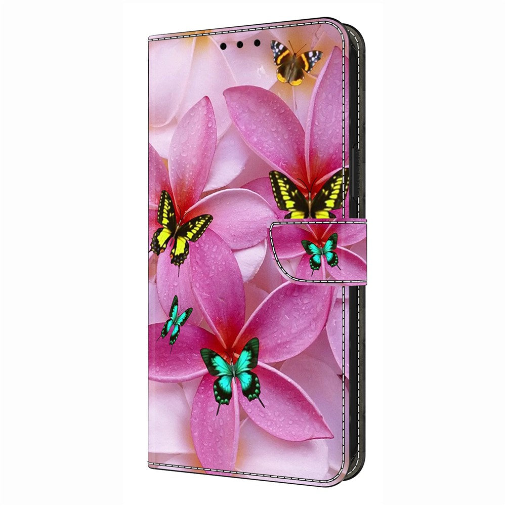 For Xiaomi Redmi Note 14 4G (164.84mm) Wallet Case Pattern Printing Stand Leather Flip Phone Cover