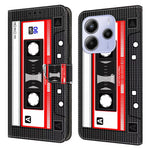 For Xiaomi Redmi Note 14 4G (164.84mm) Wallet Case Pattern Printing Stand Leather Flip Phone Cover