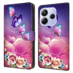 For Xiaomi Redmi Note 14 4G (164.84mm) Wallet Case Pattern Printing Stand Leather Flip Phone Cover