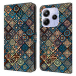 For Xiaomi Redmi Note 14 4G (164.84mm) Wallet Case Pattern Printing Stand Leather Flip Phone Cover