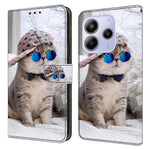 For Xiaomi Redmi Note 14 4G (164.84mm) Wallet Case Pattern Printing Stand Leather Flip Phone Cover