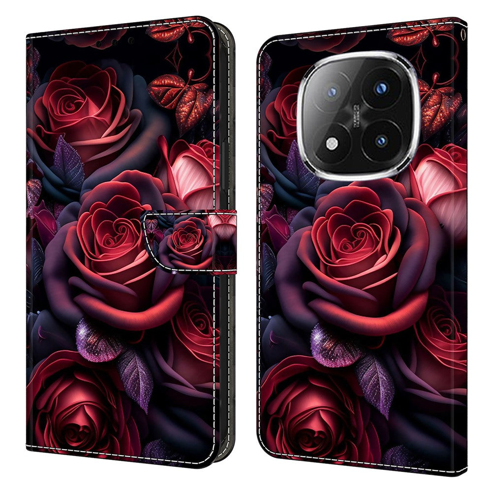 For Xiaomi Redmi Note 14 Pro 4G Wallet Case Pattern Printing Stand Leather Flip Phone Cover