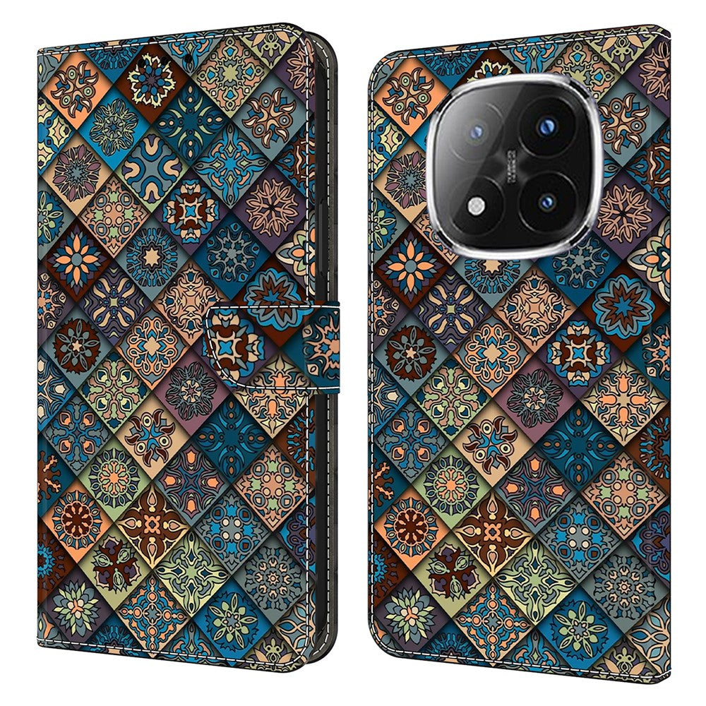 For Xiaomi Redmi Note 14 Pro 4G Wallet Case Pattern Printing Stand Leather Flip Phone Cover