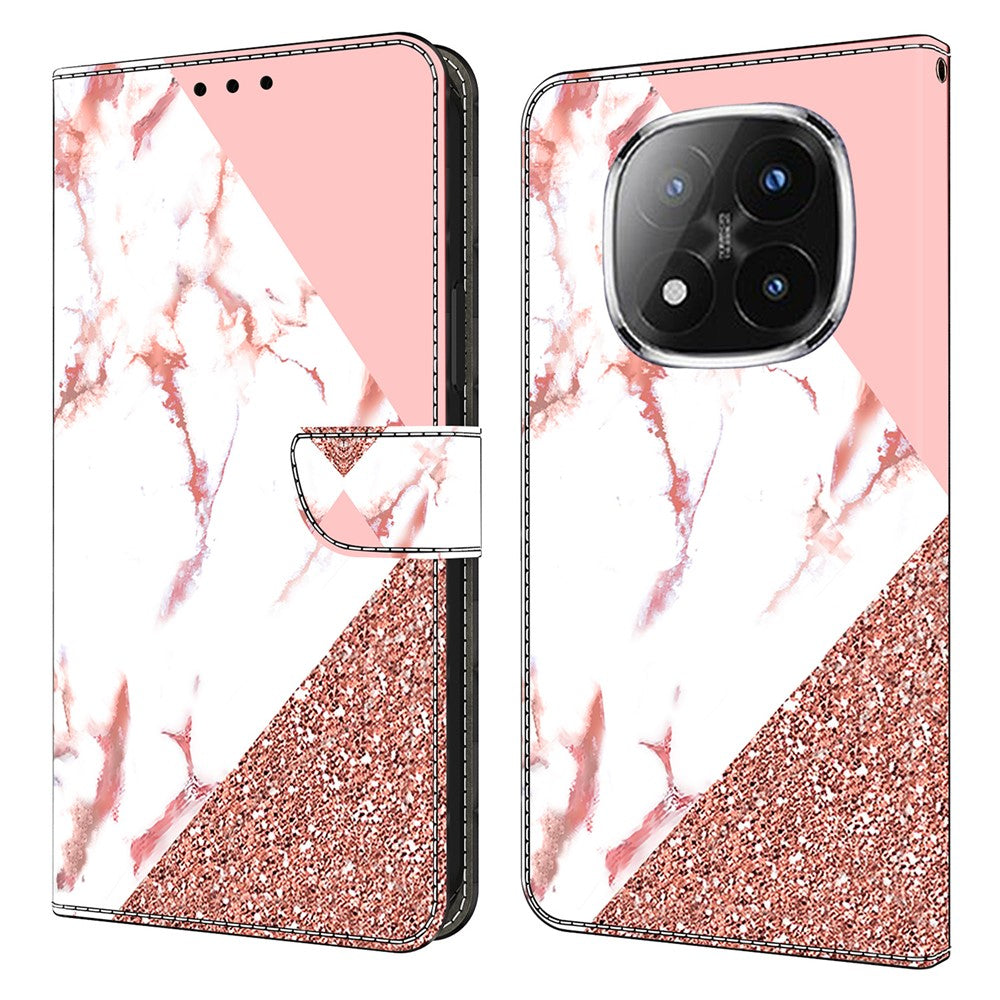 For Xiaomi Redmi Note 14 Pro 4G Wallet Case Pattern Printing Stand Leather Flip Phone Cover