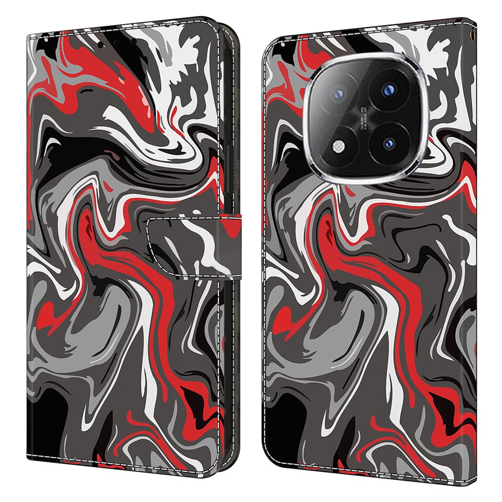 For Xiaomi Redmi Note 14 Pro 4G Wallet Case Pattern Printing Stand Leather Flip Phone Cover