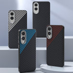 ABEEL For Samsung Galaxy S25 Edge Magnetic Case Carbon Fiber Texture Back Cover