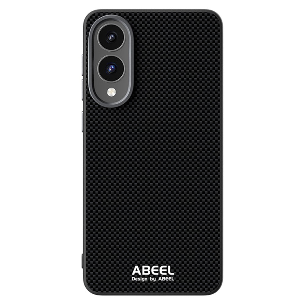 ABEEL For Samsung Galaxy S25 Edge Magnetic Case Printed PC TPU Aluminum Alloy Leather Phone Cover