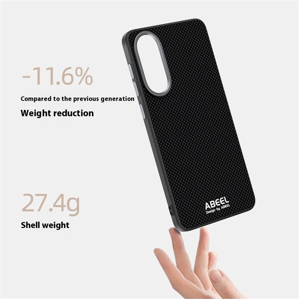 ABEEL For Samsung Galaxy S25 Edge Magnetic Case Printed PC TPU Aluminum Alloy Leather Phone Cover
