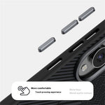 ABEEL For Samsung Galaxy S25 Edge Magnetic Case PC + TPU + Aluminum Alloy + PU Leather Slim Phone Back Cover