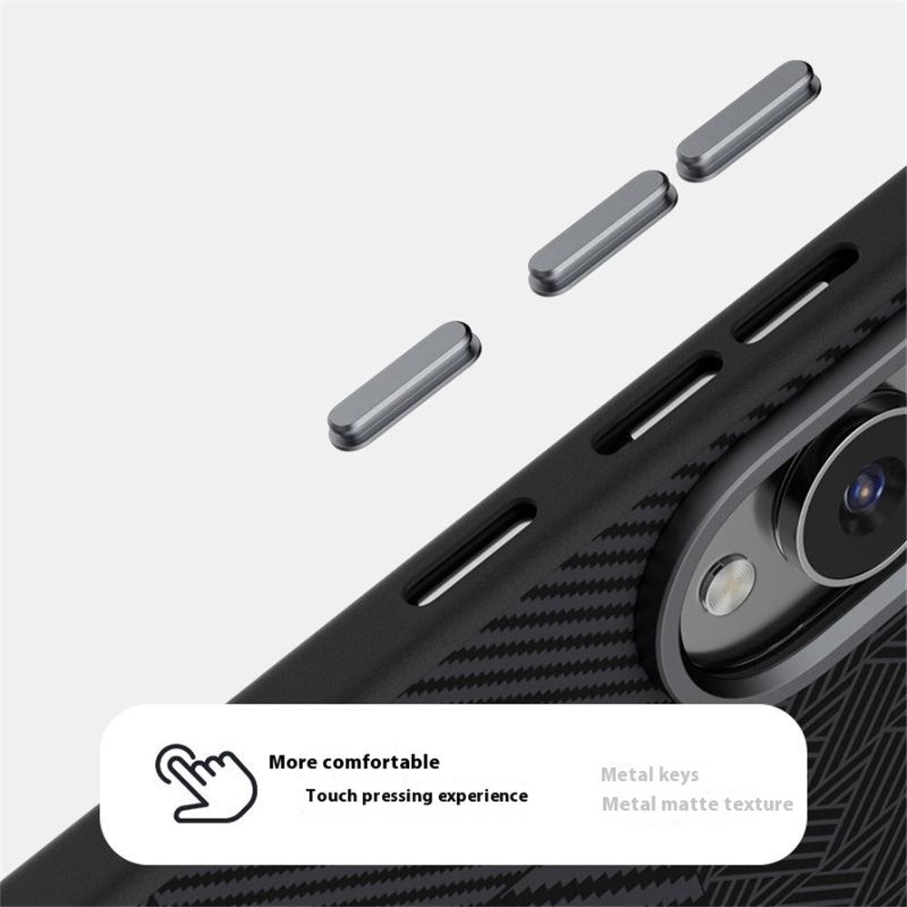 ABEEL For Samsung Galaxy S25 Edge Magnetic Case PC + TPU + Aluminum Alloy + PU Leather Slim Phone Back Cover