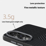 ABEEL For Samsung Galaxy S25 Edge Magnetic Case PC + TPU + Aluminum Alloy + PU Leather Slim Phone Back Cover