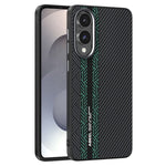 ABEEL For Samsung Galaxy S25 Edge Magnetic Case PC + TPU + Aluminum Alloy + PU Leather Slim Phone Back Cover