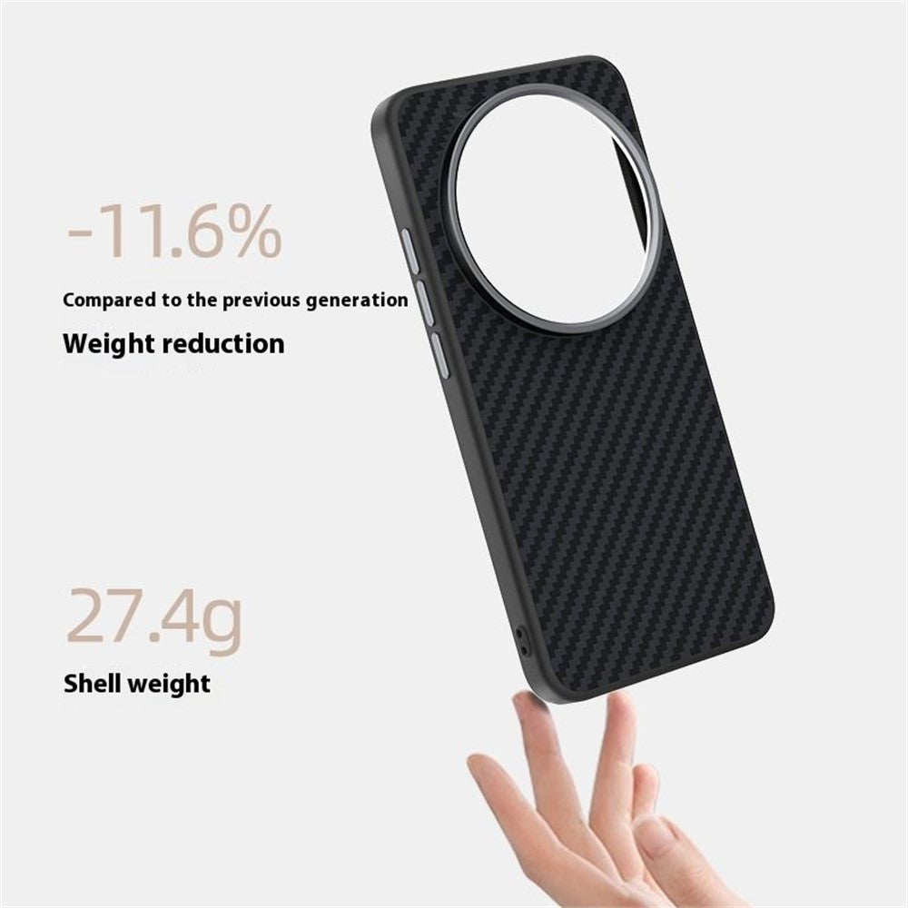 ABEEL For Xiaomi 15 Ultra Magnetic Case Carbon Fiber Texture Back Cover