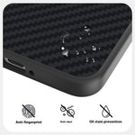 ABEEL För Xiaomi 15 Ultra Magnetiskt Skal Brett Kolfiberstruktur Bakstycke