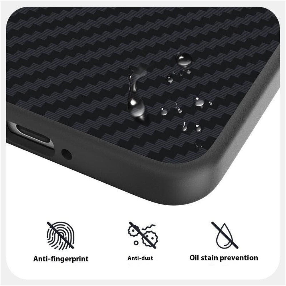 ABEEL För Xiaomi 15 Ultra Magnetiskt Skal Brett Kolfiberstruktur Bakstycke