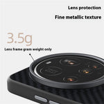 ABEEL För Xiaomi 15 Ultra Magnetiskt Skal Brett Kolfiberstruktur Bakstycke