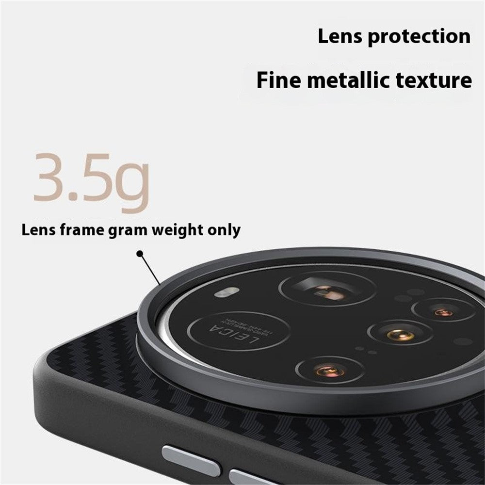 ABEEL För Xiaomi 15 Ultra Magnetiskt Skal Brett Kolfiberstruktur Bakstycke