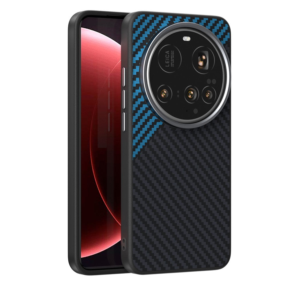 ABEEL För Xiaomi 15 Ultra Magnetiskt Skal Brett Kolfiberstruktur Bakstycke