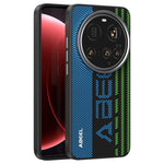 ABEEL For Xiaomi 15 Ultra Magnetic Case Micro-Embossing 6D Printed PC TPU Aluminum Alloy Leather Phone Cover