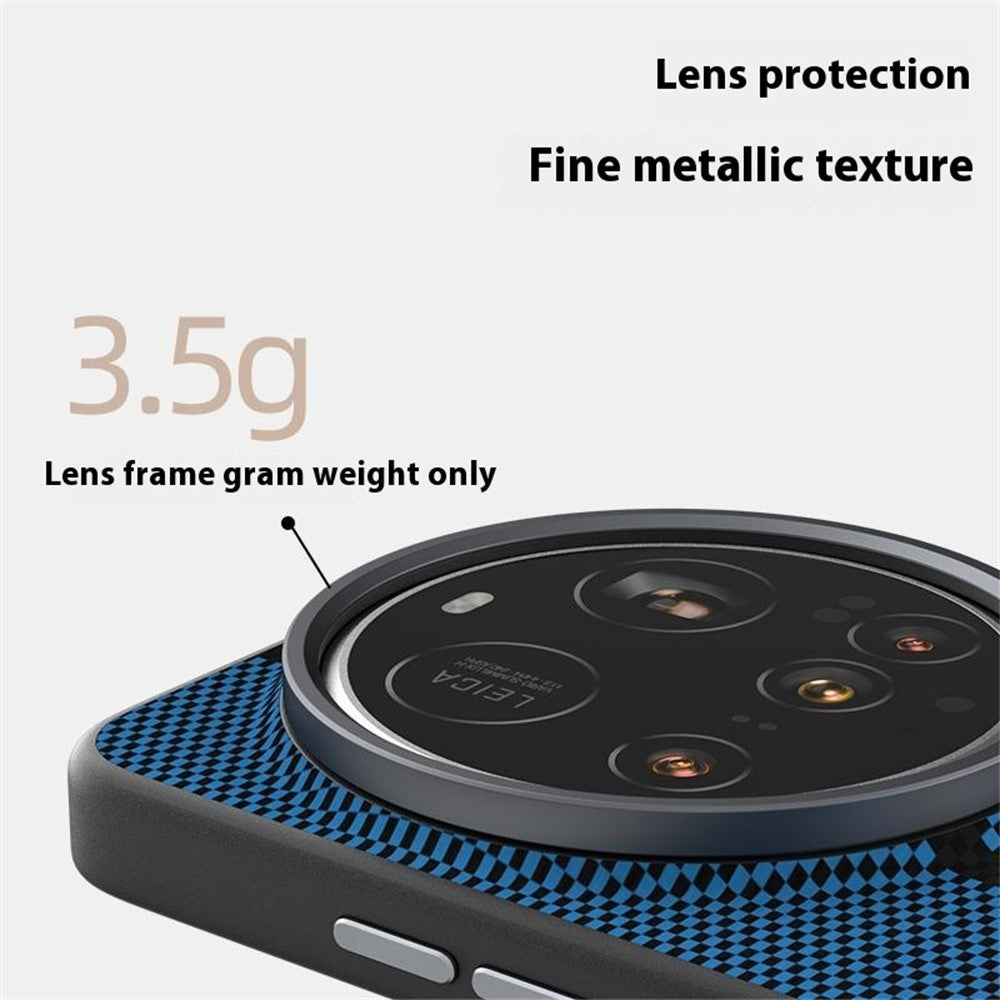 ABEEL For Xiaomi 15 Ultra Magnetic Case Micro-Embossing 6D Printed PC TPU Aluminum Alloy Leather Phone Cover
