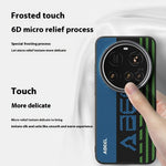 ABEEL For Xiaomi 15 Ultra Magnetic Case Micro-Embossing 6D Printed PC TPU Aluminum Alloy Leather Phone Cover