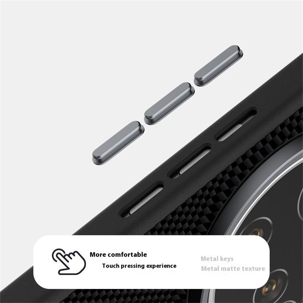 ABEEL For Xiaomi 15 Ultra Magnetic Case Printed PC TPU Aluminum Alloy Leather Phone Cover