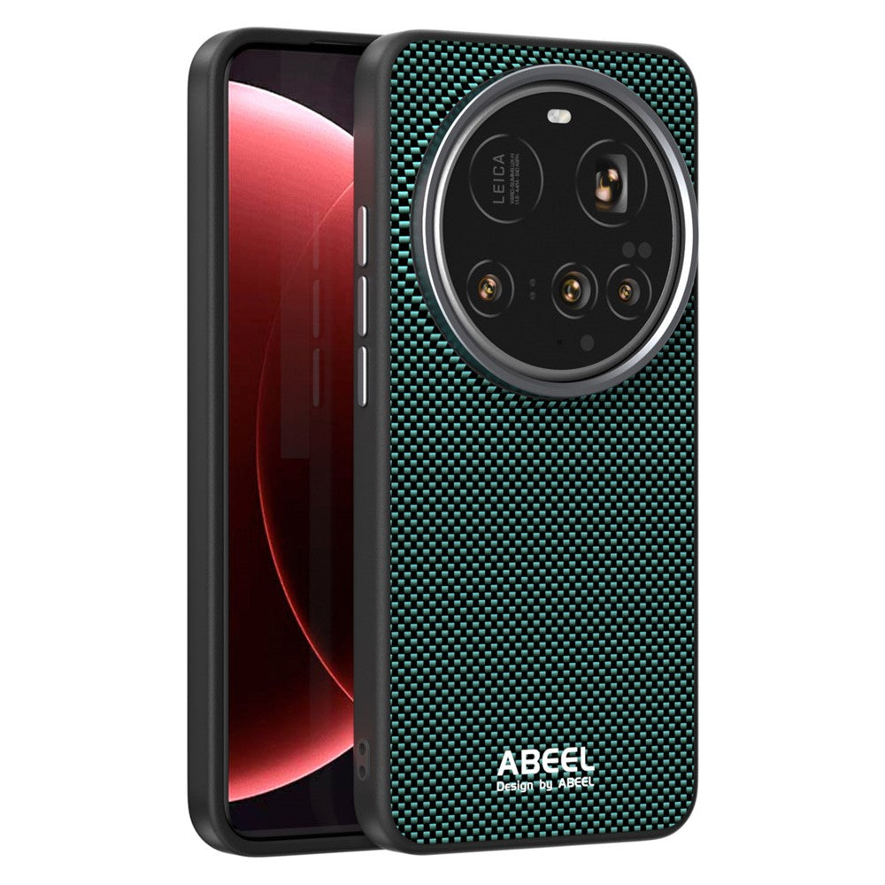ABEEL For Xiaomi 15 Ultra Magnetic Case Printed PC TPU Aluminum Alloy Leather Phone Cover