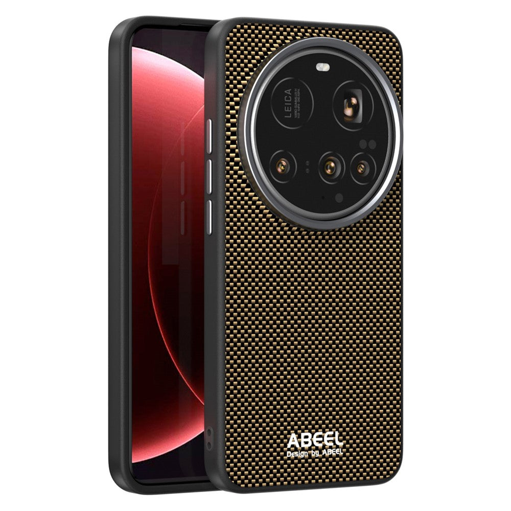 ABEEL For Xiaomi 15 Ultra Magnetic Case Printed PC TPU Aluminum Alloy Leather Phone Cover