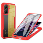 For Xiaomi Poco X7 Pro 5G / Redmi Turbo 4 5G Case Acrylic + TPU Clear Phone Cover with PET Screen Film