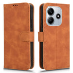 For Xiaomi Redmi Note 14 4G (164.84mm) Leather Case Skin Feel Anti Drop Wallet Flip Phone Cover