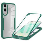 Samsung Galaxy S25 Edge-skal i akryl + genomskinligt TPU-skal med PET-skärmfilm