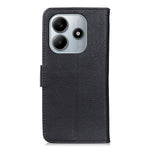 KHAZNEH For Xiaomi Redmi Note 14 4G (164.84mm) Wallet Case Cowhide Texture Leather Flip Phone Cover