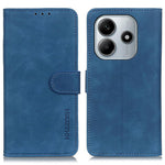 KHAZNEH For Xiaomi Redmi Note 14 4G (164.84mm) Case PU Leather Retro Texture Phone Cover
