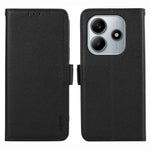 ABEEL For Xiaomi Redmi Note 14 4G (164.84mm) Case Litchi Texture Leather RFID Blocking Phone Cover